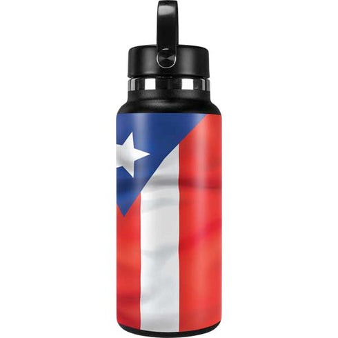 Puerto Rico Flag Hydro Flask 32oz Wide Mouth Skin